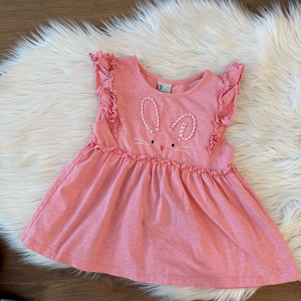 Copper Key Pink Ruffle Bunny Top